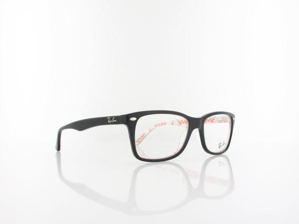Ray Ban | RX5228 5014 53 | top black on texture white