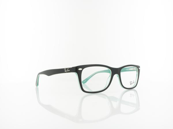 Ray Ban | RX5228 8121 50 | black on trasparent green