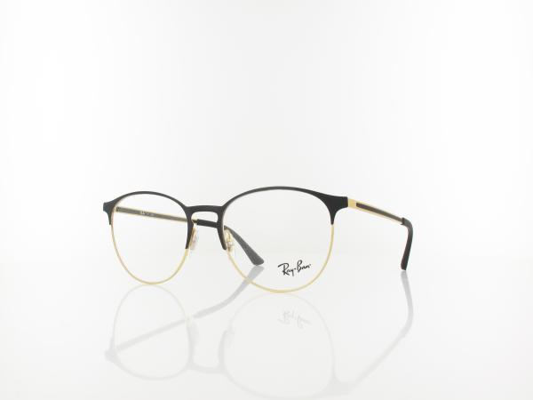 Ray Ban | RX6375 2890 53 | gold top in black