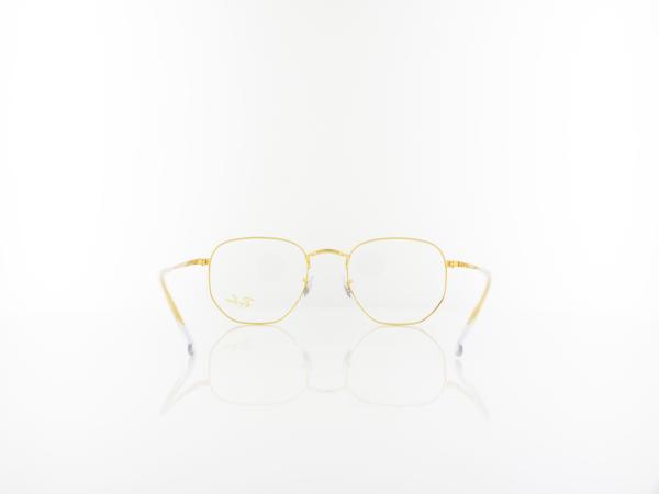 Ray Ban | RX6448 3104 51 | white on legend gold