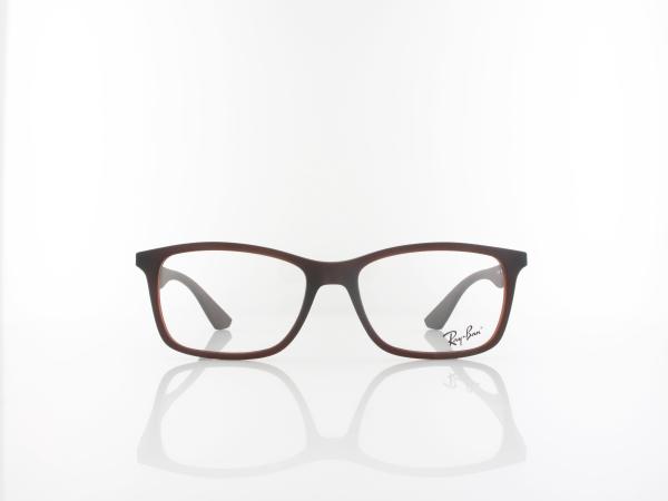Ray Ban | RX7047 5451 56 | matte transparent brown