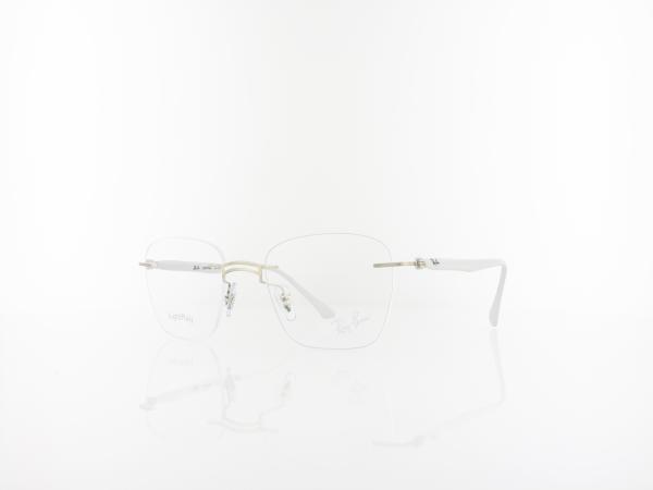 Ray Ban | RX8769 1228 49 | white on silver