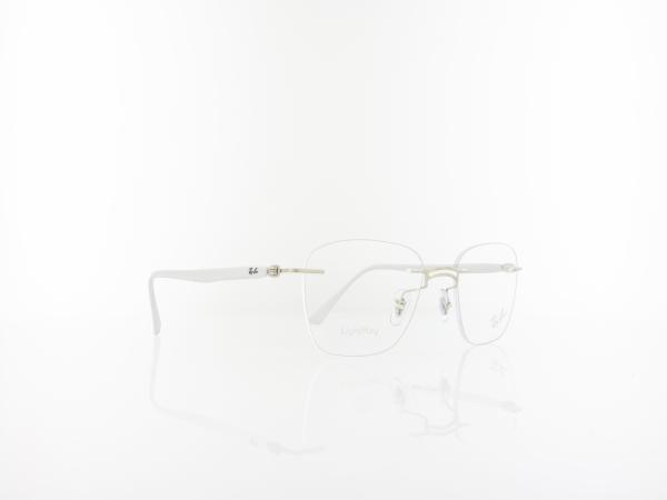 Ray Ban | RX8769 1228 49 | white on silver