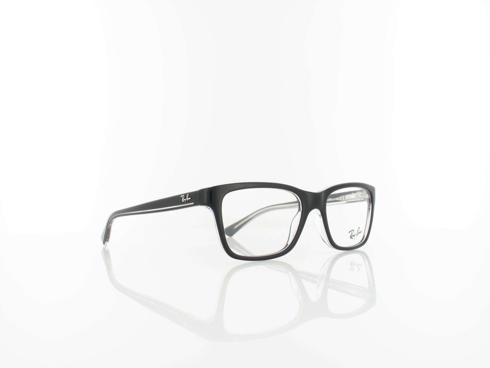 Ray Ban | RY1536 small 3529 48 | top black on transparent