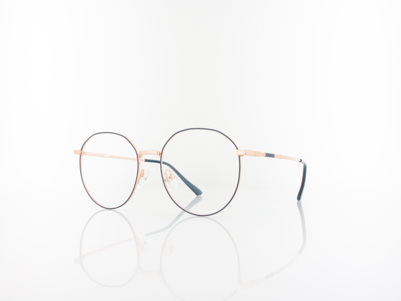 Brilando | 903 C 52 | rosegold samtig blau