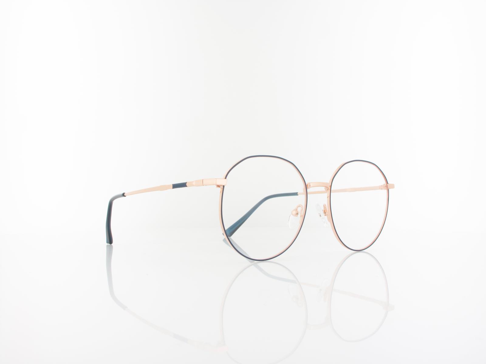 Brilando | 903 C 52 | rosegold samtig blau