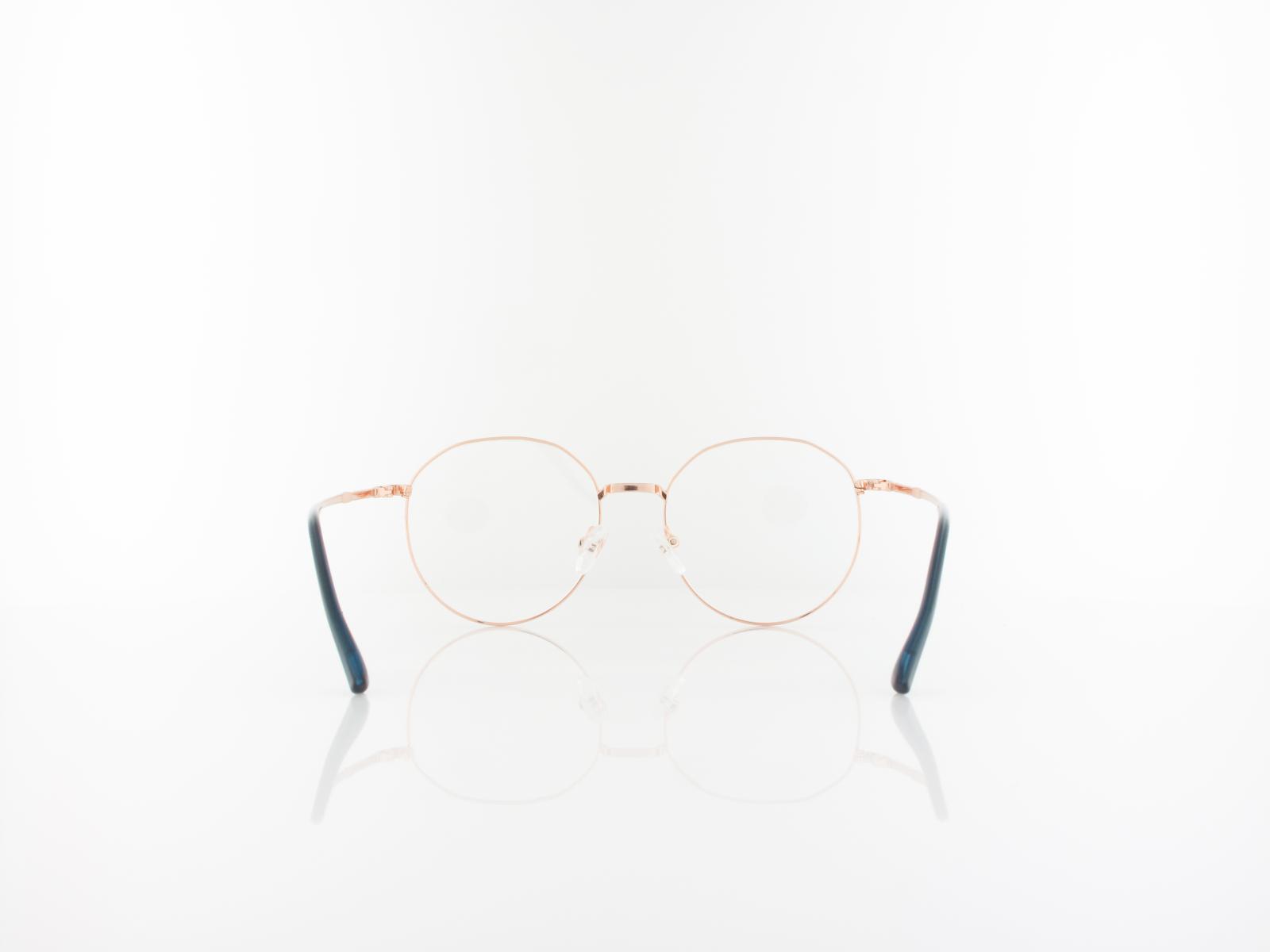 Brilando | 903 C 52 | rosegold samtig blau