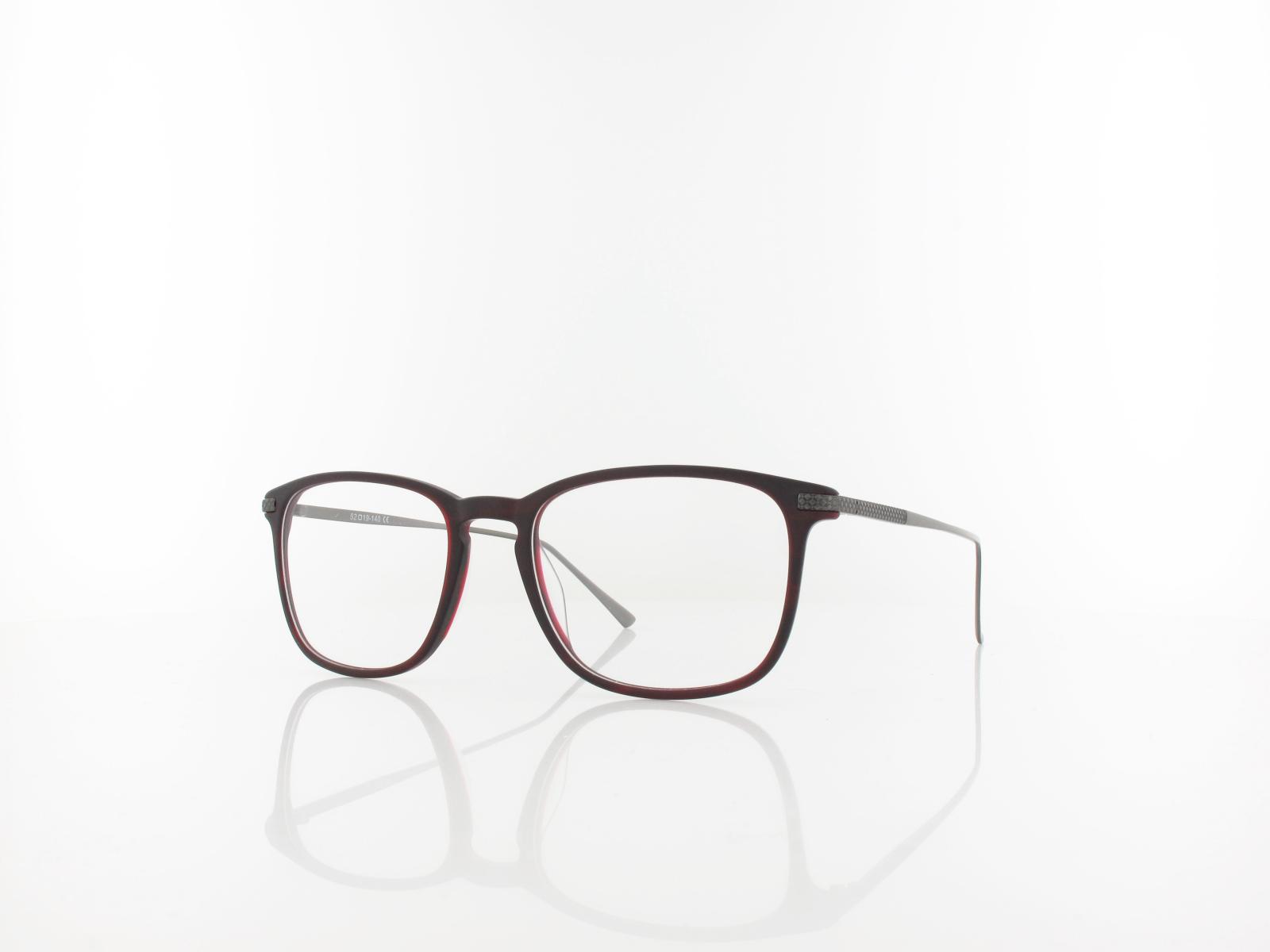 Brilando | AC41 D 52 | matt dark red matt gunmetal