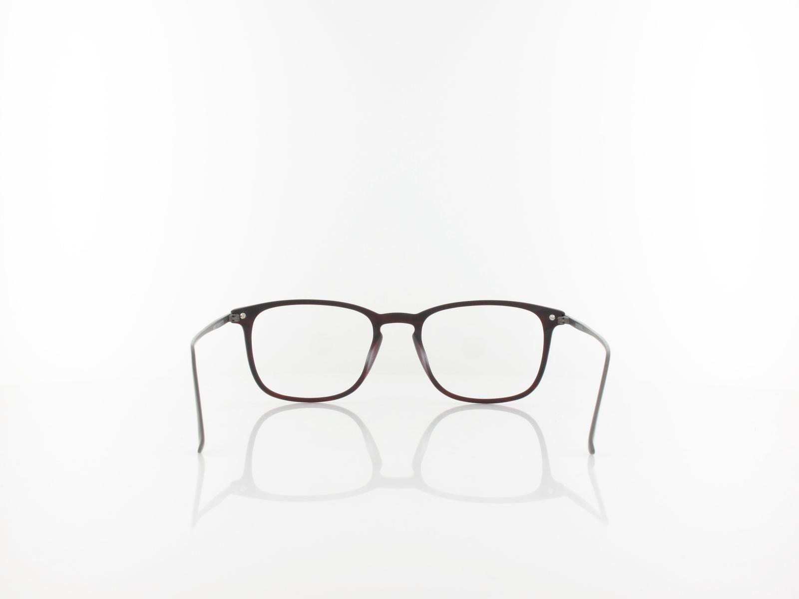 Brilando | AC41 D 52 | matt dark red matt gunmetal