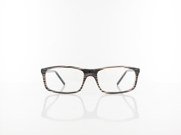 Brilando | OW II146 C23 53 | black striped transparent