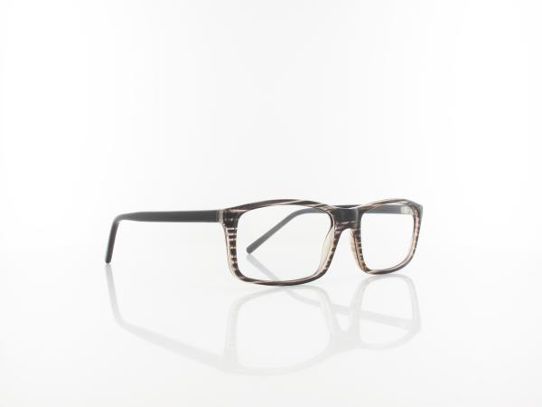 Brilando | OW II146 C23 53 | black striped transparent