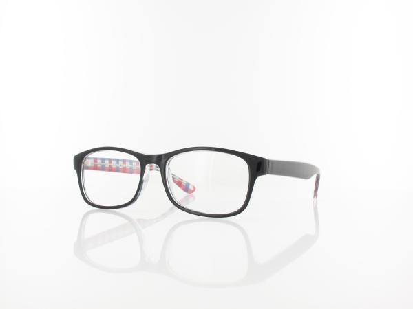 Brilando | OW II160 C06 51 | black transparent blue white red plaid