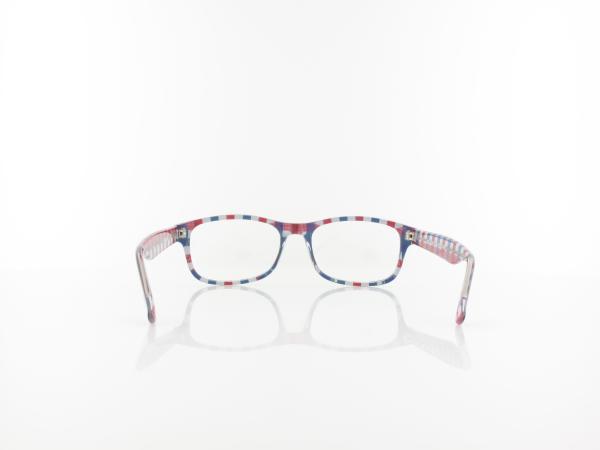Brilando | OW II160 C06 51 | black transparent blue white red plaid