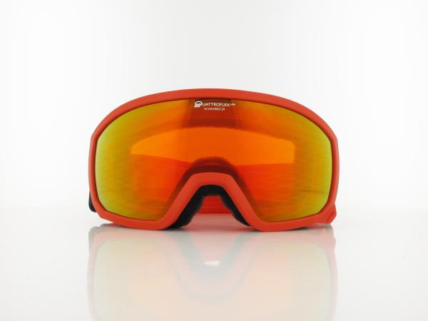 Alpina | SCARABEO JR. A7257 841 | pumpkin matt / Q-LITE red