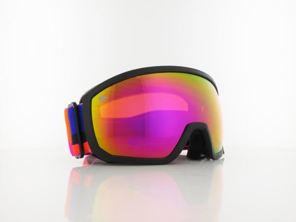 ALPINA | SCARABEO JR Q-LITE A7257 853 | black pink matt / Q-LITE pink