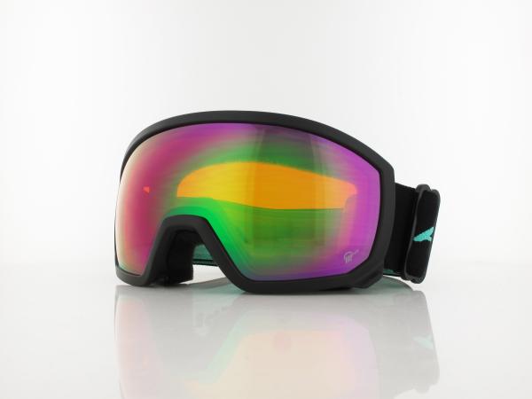 ALPINA | SCARABEO JR. A7257 872 | black aqua matt / Q-LITE green