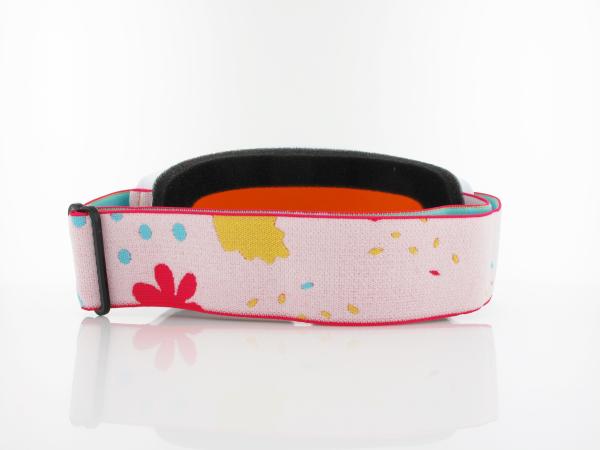 ALPINA | Piney A7268 413 | white-flower matt / orange
