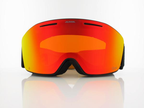 ALPINA | Nendaz Q-LITE A7291 832 | black yellow matt / Q-LITE red