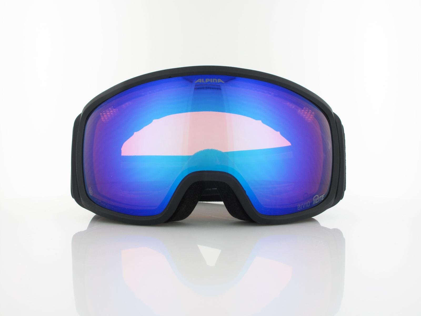ALPINA | Bivio Q-LITE A7303 831 | black matt / Q-LITE blue