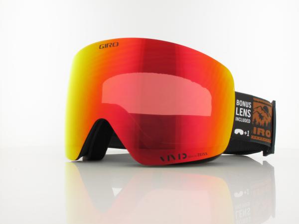 Giro | Contour 015 | carbon vista / vivid ember - vivid infrared