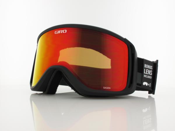 Giro | Sagen 001 | black & grey flow / amber scarlet - yellow