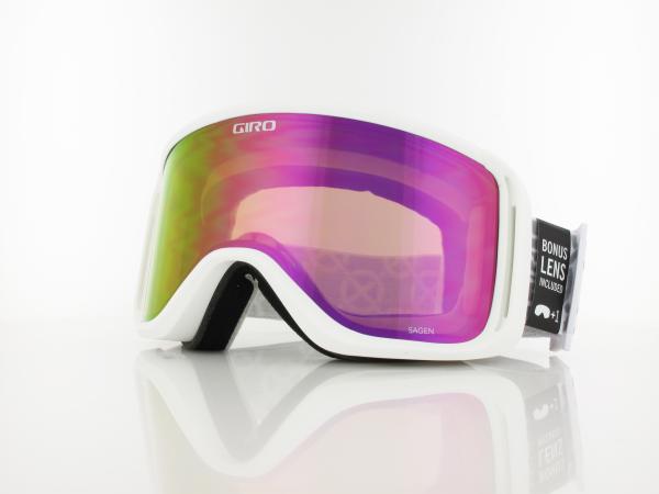 Giro | Sagen 011 | white monogram / amber pink - yellow