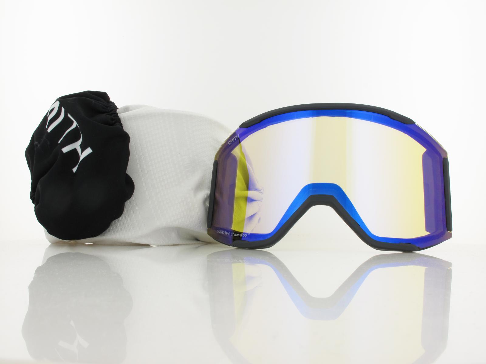 Smith | SQUAD MAG M00756 0JX99MN | black / chromapop sun black gold mirror - chromapop blue mirror
