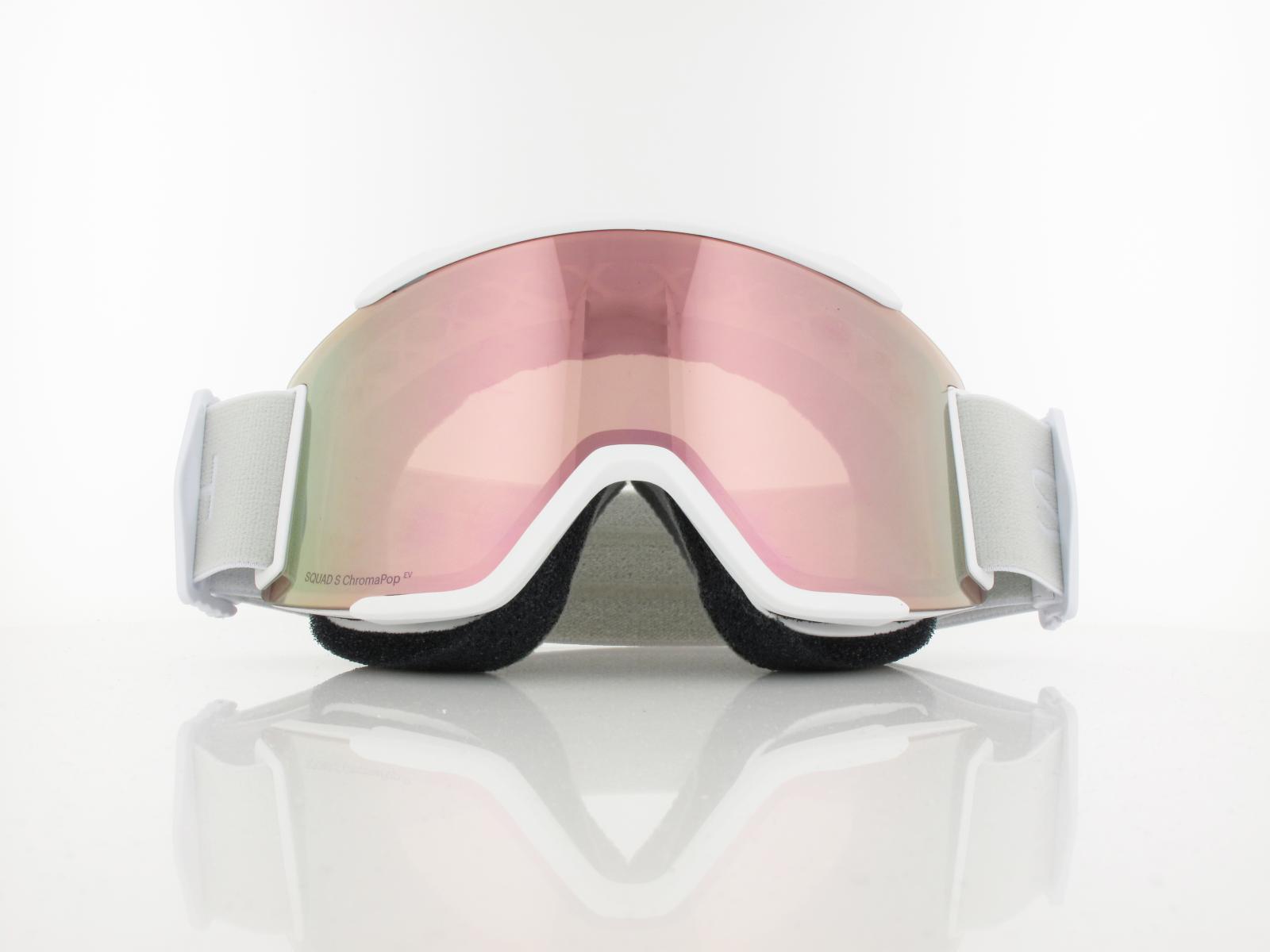 Smith | SQUAD S M00764 33F99M5 | white vapor / chromapop everyday rose gold mirror - clear