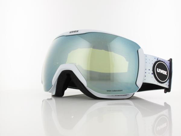UVEX | downhill 2100 CV S550392 4230 | arctic blue matt / mirror white colorvision yellow