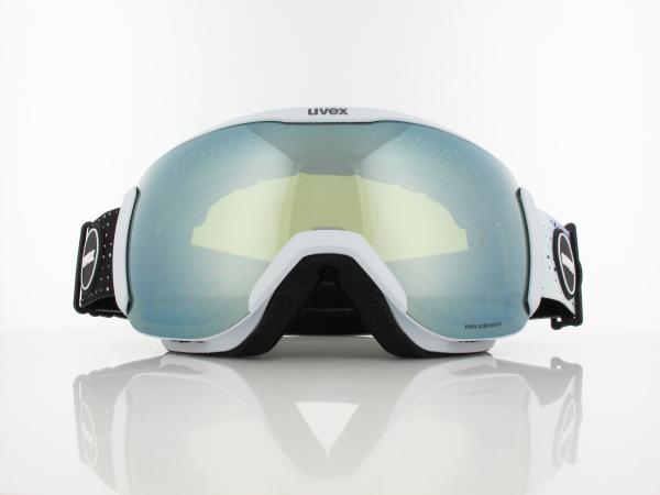 UVEX | downhill 2100 CV S550392 4230 | arctic blue matt / mirror white colorvision yellow