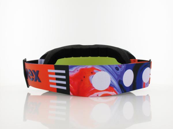 UVEX | xcitd CV S550642 2130 | black matt / mirror scarlet cv green