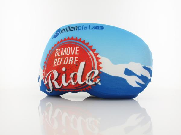 Brilando | goggle cover 01 remove before ride | blue red