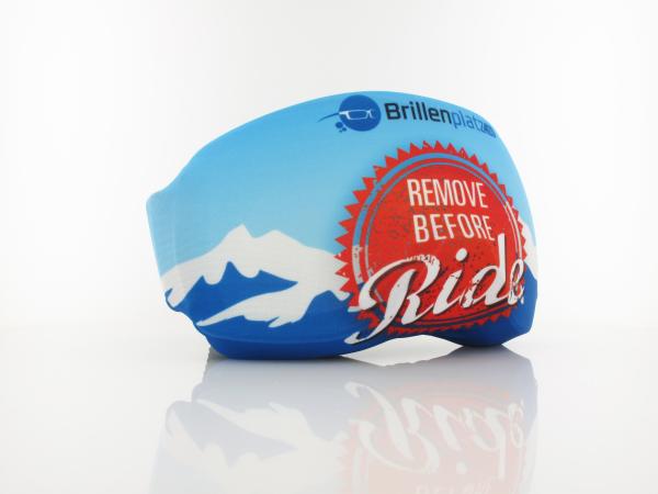 Brilando | goggle cover 01 remove before ride | blue red