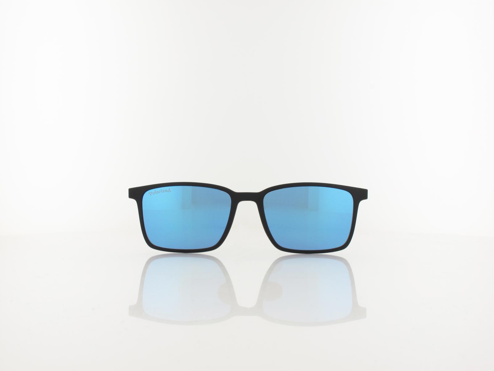 Brilando | CLIP TRC-185 3 | black / blue mirror polarized