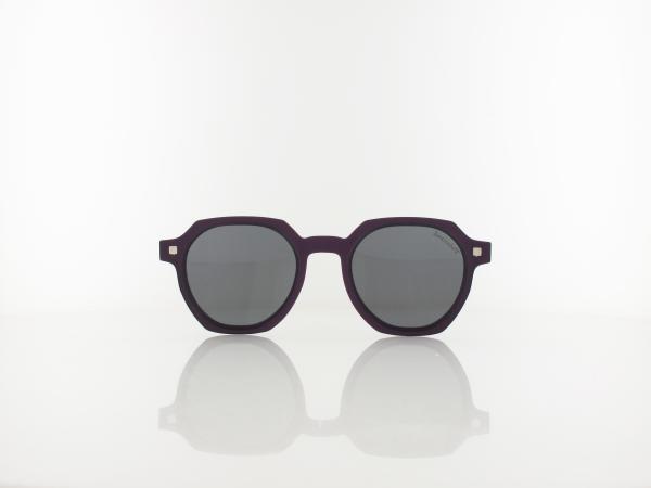 Brilando | CLIP TRC-30F 1 | matt purple / smoke polarized