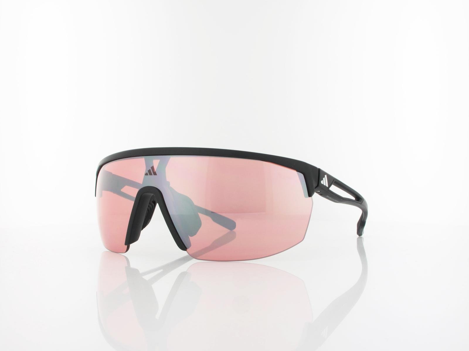 Adidas Sport | SP0099 02U 140 | matte black / bordeaux mirror
