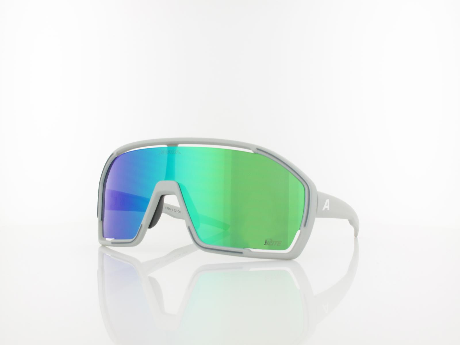 ALPINA | Bonfire Q-Lite A8686 022 135 | smoke-grey matt / green mirror