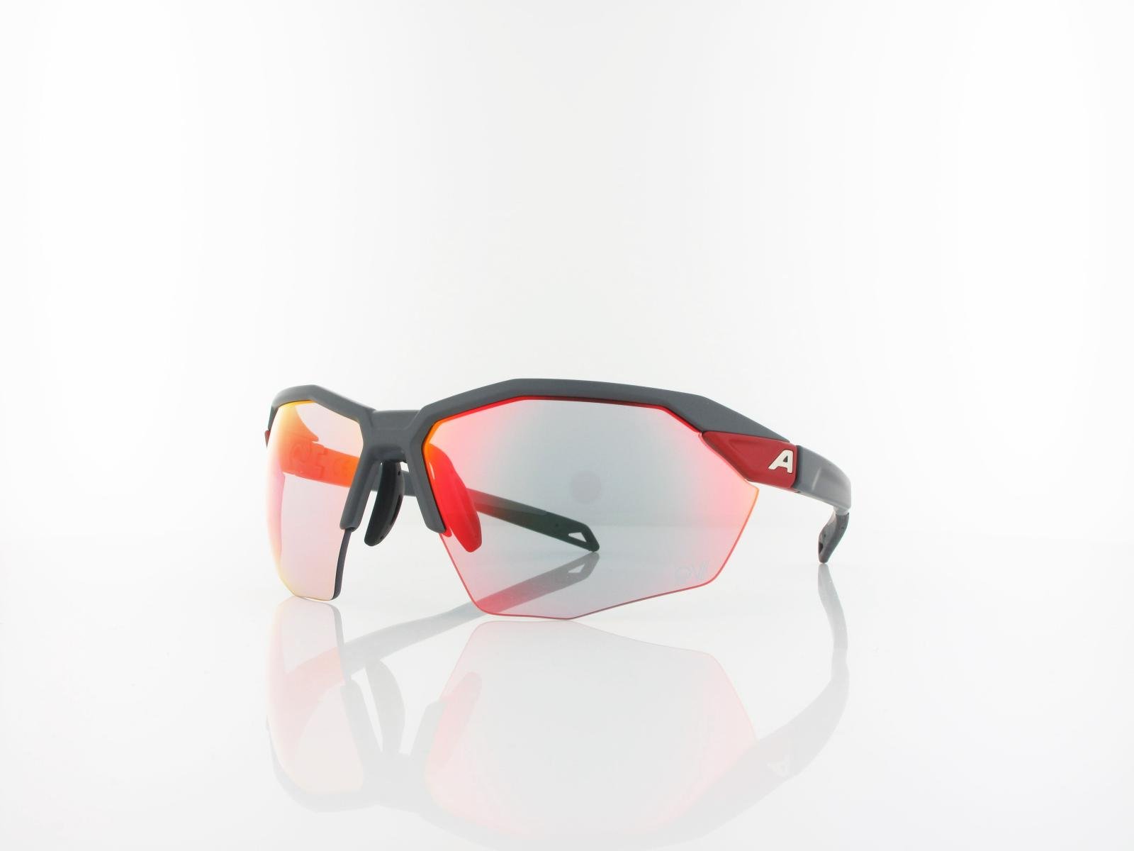 ALPINA | Twist Six HR QV A8718 523 70 | midnight-grey red matt / rainbow mirror