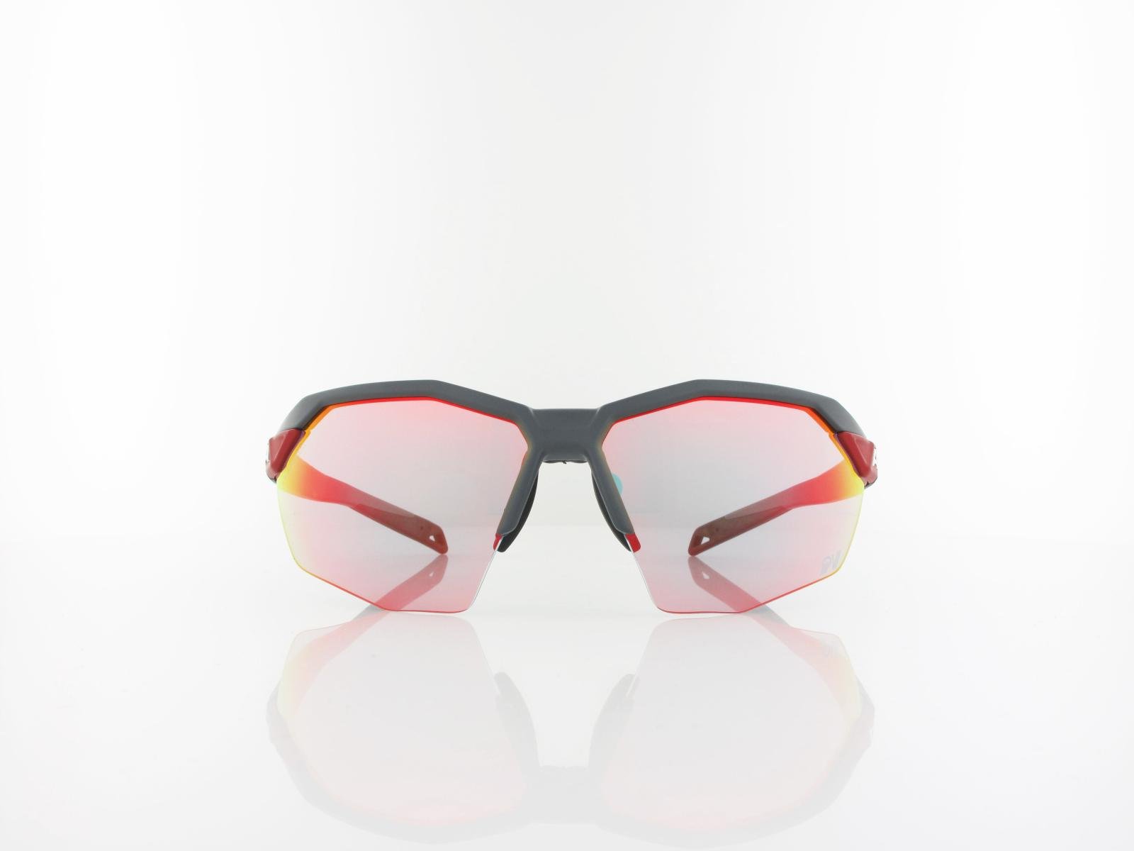 ALPINA | Twist Six HR QV A8718 523 70 | midnight-grey red matt / rainbow mirror