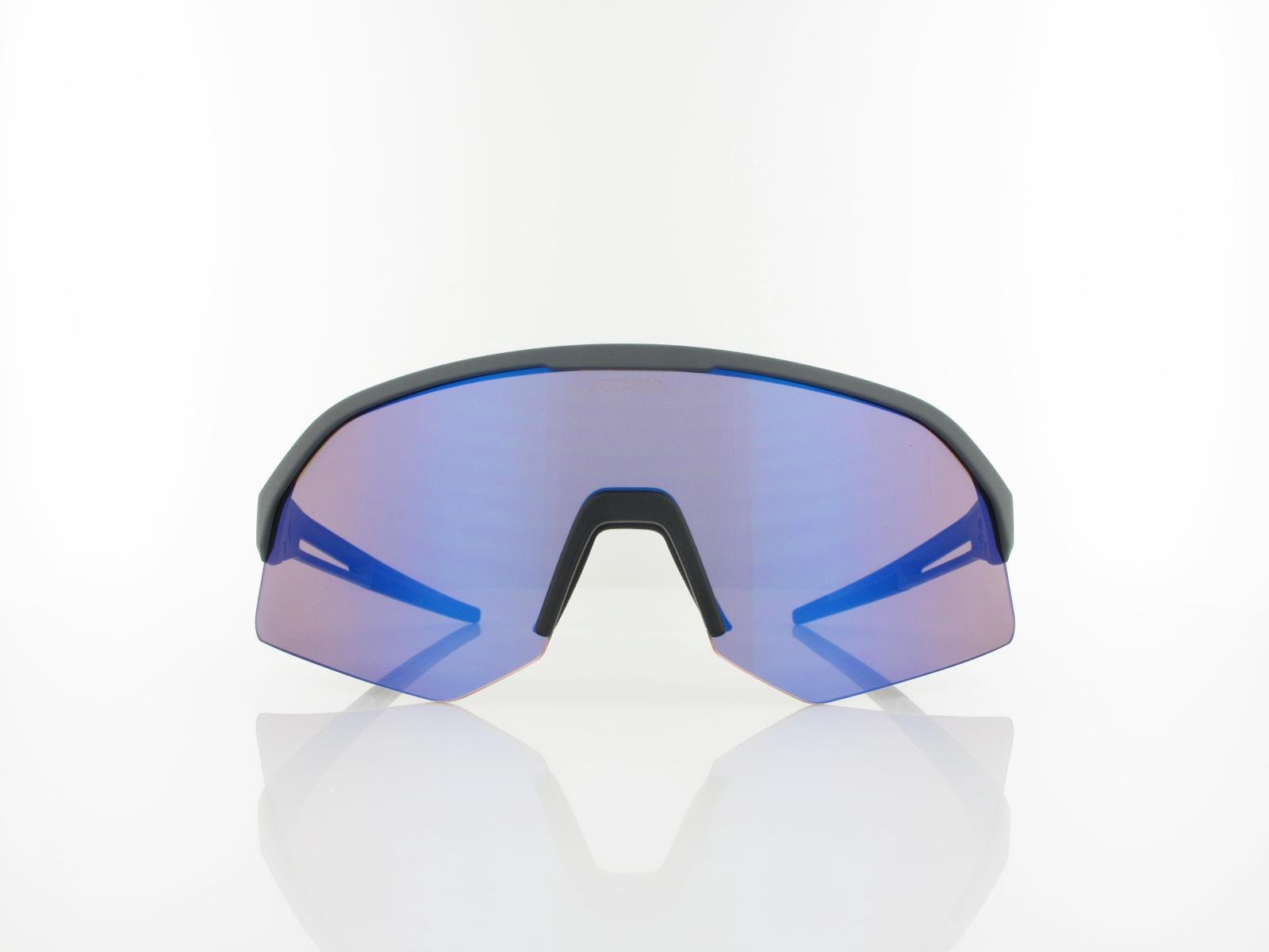 ALPINA | Sonic HR Q A8733 522 150 | midnight-grey matt / blue mirror