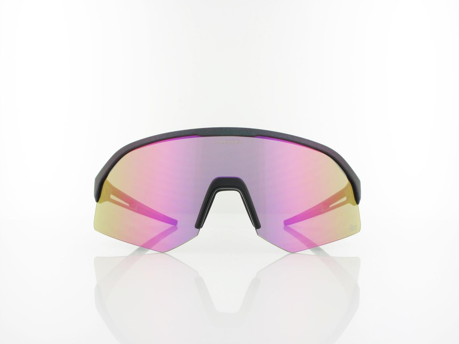 ALPINA | Sonic HR Q-LITE A8734 051 148 | black purple metallic matt / pink mirror