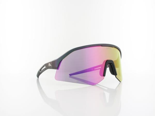 ALPINA | Sonic HR Q-LITE A8734 051 148 | black purple metallic matt / pink mirror