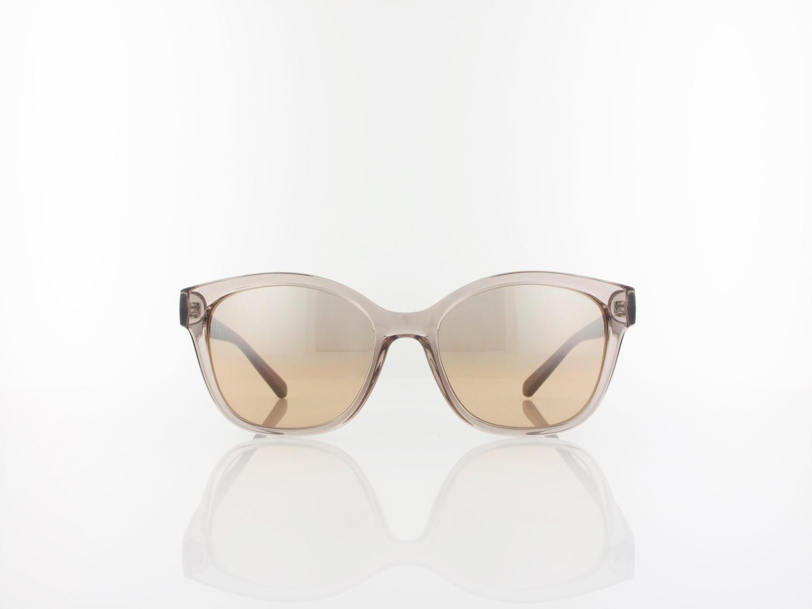 Armani Exchange | AX4127S 82408Z 54 | shiny transparent tundra / brown mirror silver gradient