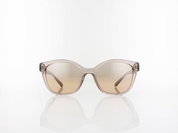 Armani Exchange | AX4127S 82408Z 54 | shiny transparent tundra / brown mirror silver gradient