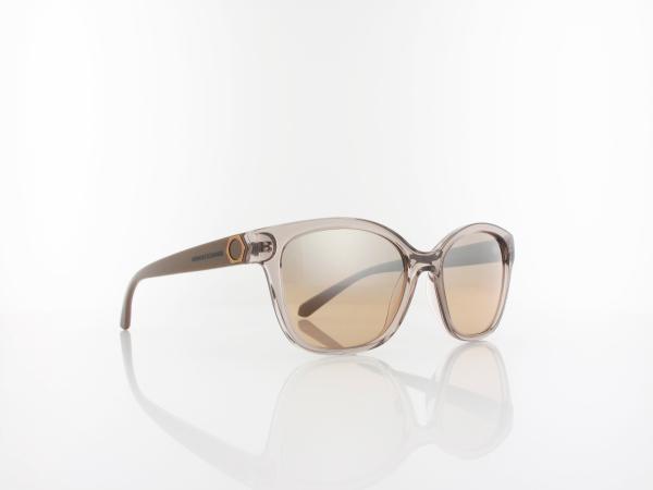 Armani Exchange | AX4127S 82408Z 54 | shiny transparent tundra / brown mirror silver gradient