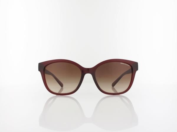 Armani Exchange | AX4127S 824113 54 | shiny transparent red / gradient brown
