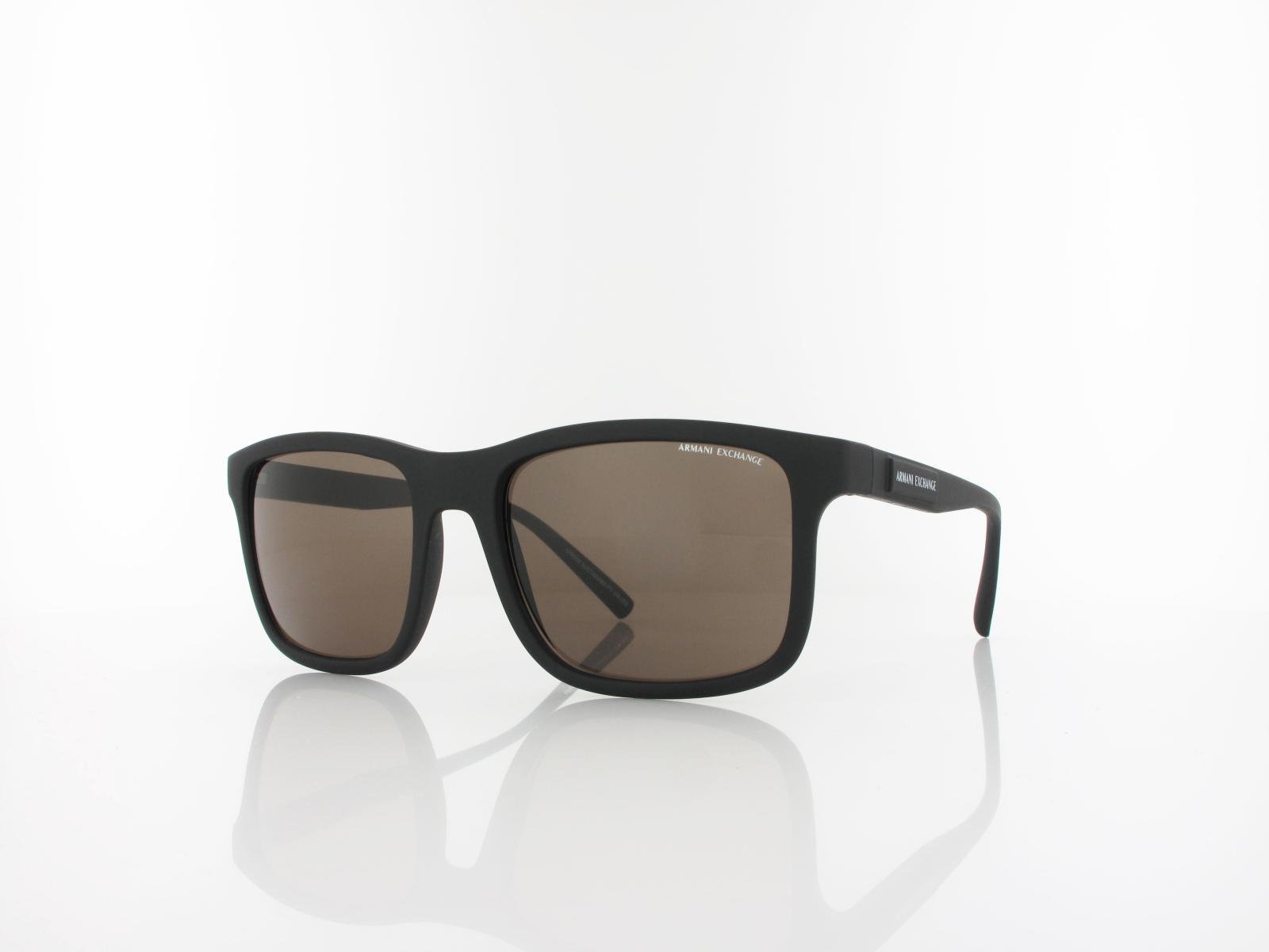 Armani Exchange | AX4145S 807873 57 | matte black / dark brown
