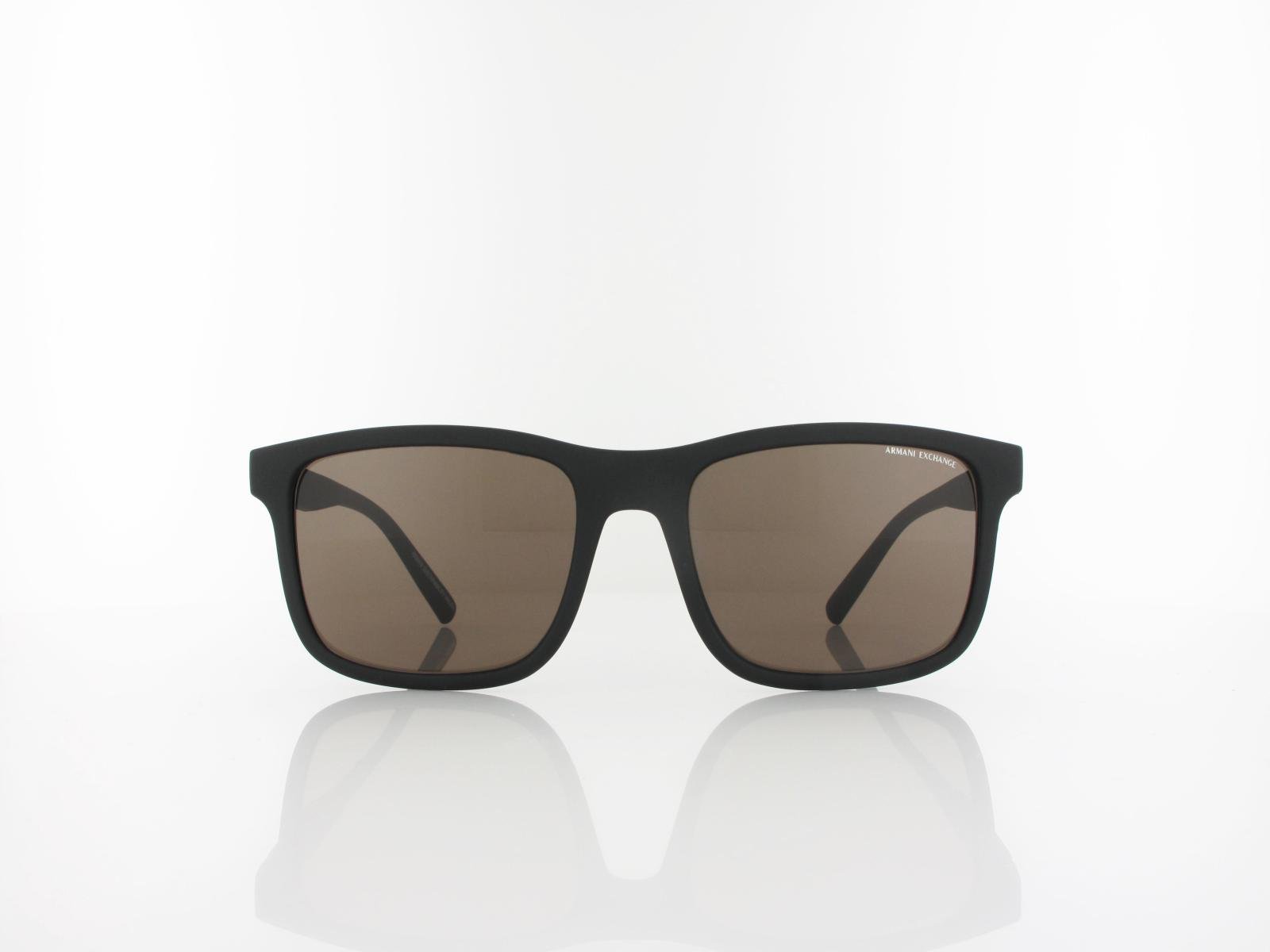 Armani Exchange | AX4145S 807873 57 | matte black / dark brown