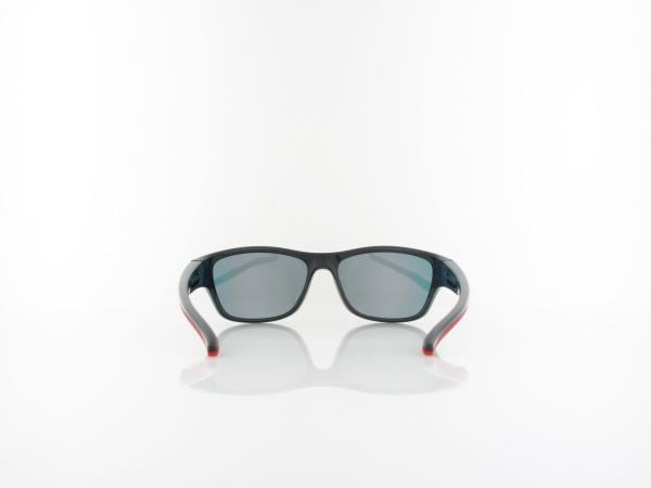 HIS polarized | HPS40103-3 52 | black / smoke with red revo polarized
