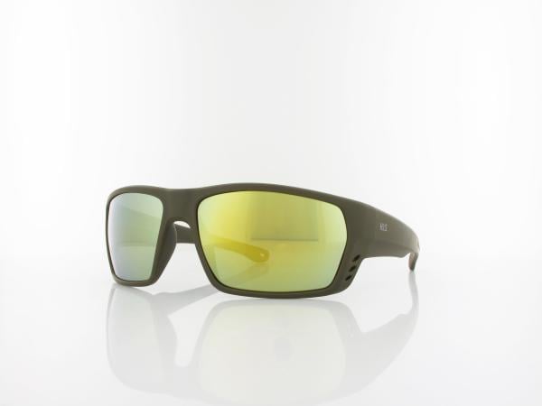 HIS polarized | HPS57105-3 64 | olive green / green with gold mirror polarized